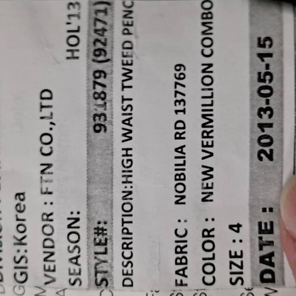 Banana Republic Ladies pencil skirt NWOT - Picture 9 of 9